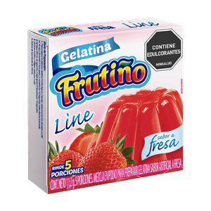 Gelatina Frutino Línea Fresa x 11.2 g