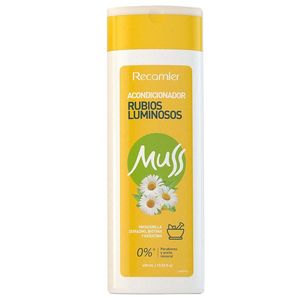Acondicionador Muss Rubio Luminoso x 400 ml