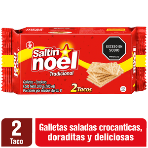 Galletas Saltin Noel Tradicional 2 Tacos x 200 g