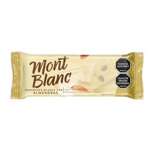 Chocolate Blanco con Almendras Montblanc x 60 g