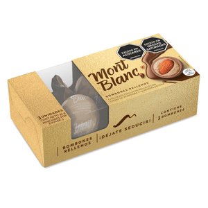 Chocolate Montblanc Almendra 3 unds x 13 g c/u