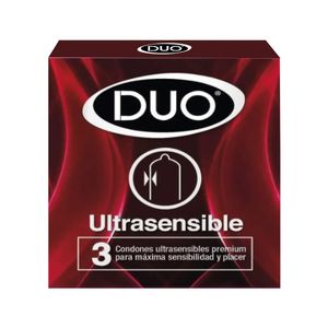 Condones Duo Ultrasensible x 3 und