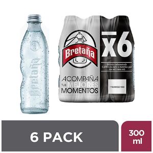 Gaseosa Bretaña Soda 6 unds x 300 ml