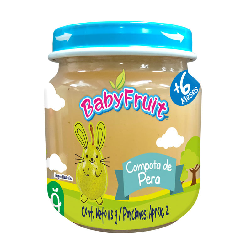 Compota Babyfruit Pera x 113 g - Supermercado Megatiendas