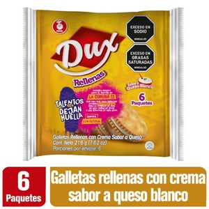 Galletas Dulces Dux Rellena de Queso x 222 g
