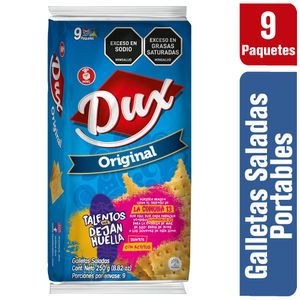 Galletas Saladas Dux Original 9 unds x 27.7 g c/u
