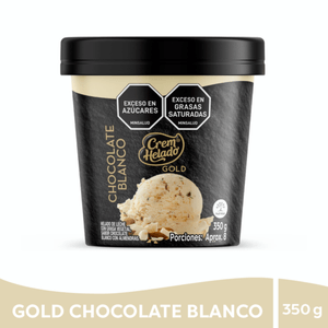 Helado Crem Helado Gold Chocolate Blanco x 350 g