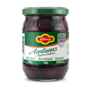 Aceitunas Alfresco Negra x 250 g