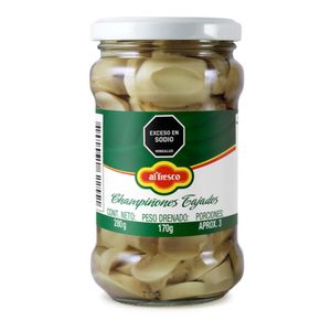 Champiñones Alfresco Tajados x 280 g
