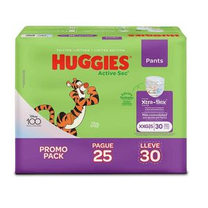 Pañal Huggies Pants Activo Etapa 5 XXG x 25 und