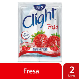 Refresco Clight Fresa Bipack x 14 g