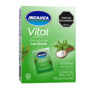 Azúcar Incauca Vital con Stevia x 160 g