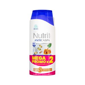 Shampoo Nutrit Anticaspa x 600 ml + Acondicionador x 550 ml