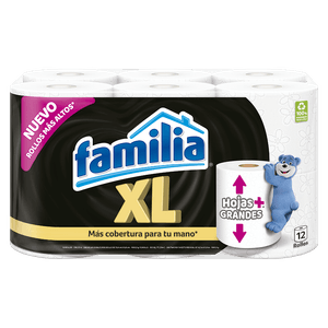 Papel Higiénico Familia XL x 28 m x 12 und