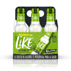 Coctel Like Limón 6 unds x 300 ml c/u