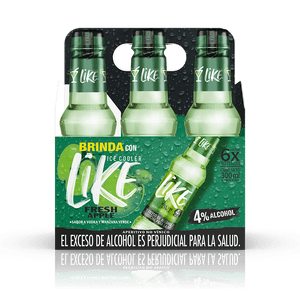 Coctel Like Manzana Verde 6 unds x 300 ml c/u
