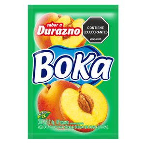 Refresco Boka Sabor Durazno x 10 g