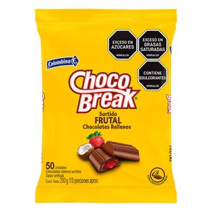 Chocolate Choco Break Frutal x 5.5 g x 50 und