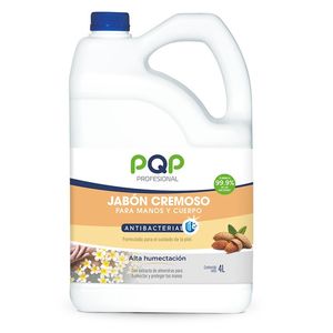 Jabón Líquido PQP para Manos y Cuerpo x 4 L