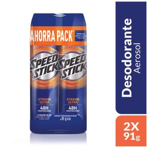 Desodorante en Aerosol Speed Stick 24/7 Xtreme 2 unds x 91 g c/u