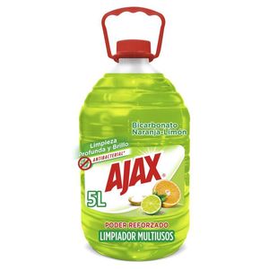 Limpiador Ajax Bicarbonato Naranja - Limón x 5 L