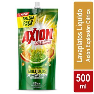 Lavaplatos Cremoso Axion Explosión Cítrica x 500 ml