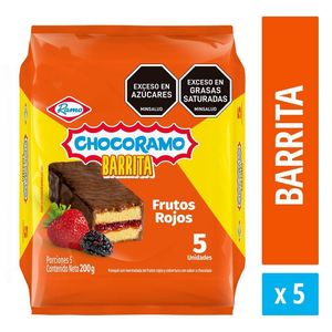 Ponque Chocoramo Barrita Ramo x 5 und