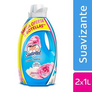 Suavizante Suavitel Fresca Primavera 2 unds x 1000 ml c/u