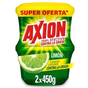 Lavaloza en Crema Axion Limón 2 unds x 450 g c/u