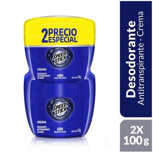 Desodorante en Crema Speed Stick 24/7 Cool Xtreme Night 2 unds x 100 g c/u