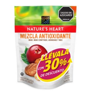 Mezcla Natures Heart Antioxidante 30% Dcto x 300 g