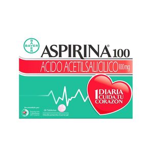 Analgésico Aspirina x 100 mg