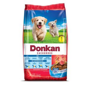 Alimento Donkan Cachorros Carne y Cereales x 1 kg