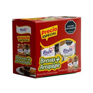 Brevas Konfyt x 250 g + Arequipe x 280 g