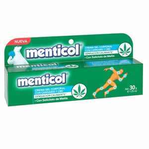 Crema Gel Menticol Corporal con Cannabis x 30 g