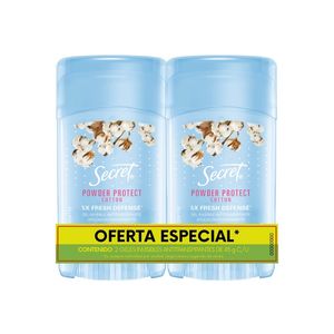 Desodorante en Gel Secret Algodón Mujer 2 unds x 45 g c/u