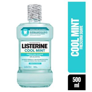 Enjuague Bucal Listerine Zero Menta Suave x 500 ml