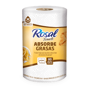 Toalla de Cocina Rosal Plus Multiusos 1 und x 80 hojas