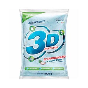 Detergente en Polvo 3D Multiusos x 1 kg
