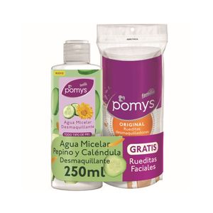 Agua Micelar Pomys Pepino y Caléndula x 250 ml Gratis Rueditas Faciales