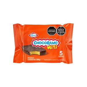 Ponqué Chocoramo Miti 5 unds x 40 g c/u