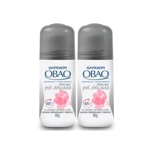 Desodorante Roll On Obao Piel Delicada Precio Especial x 2 unds