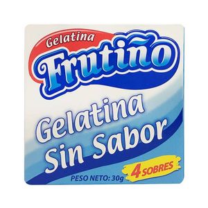 Gelatina Frutiño sin Sabor x 30 g