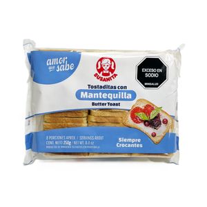 Tostadas de Mantequilla Susanita x 250 g