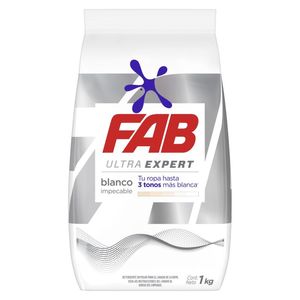 Detergente Fab Ultra Blanco x 1000 g