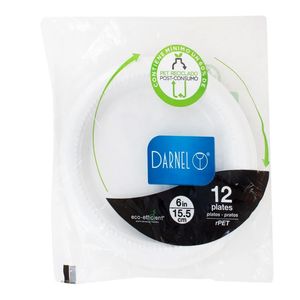 Plato Darnel Blanco PET 12 und x 15 cm c/u