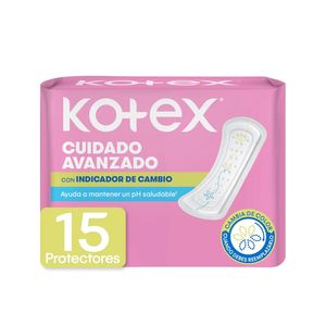Protectores Femeninos Kotex Indicador de pH x 15 unds