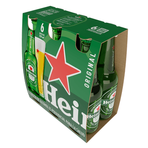 Cerveza Heineken Botella 6 unds x 250 cm3 c/u
