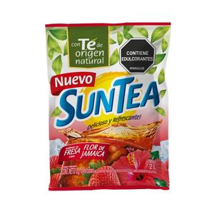 Té en Polvo Suntea Fresa con Flor de Jamaica x 12 g