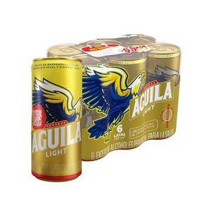 Cerveza Águila Light Lata 6 unds x 269 cm3 c/u
